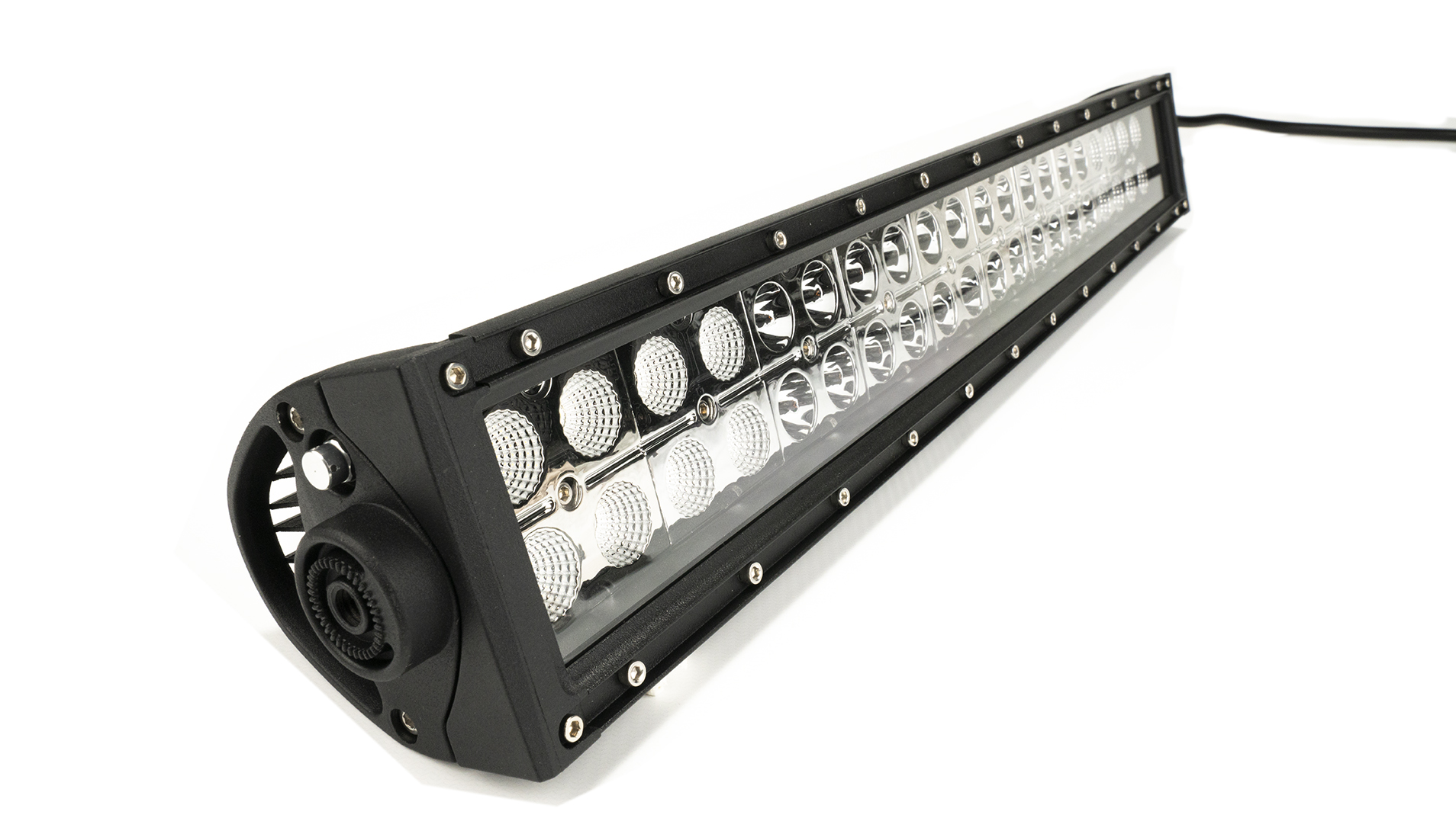 20-INCH STRAIGHT CREE LED LIGHT DUAL ROW | CHROME