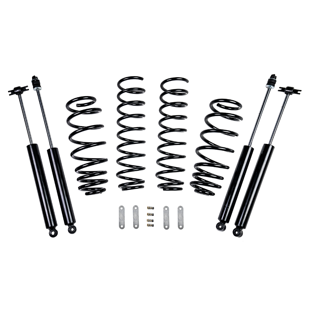 3-inch Jeep JK Suspension Progressive Coil Spring Lift Kit (07-18 Jeep Wrangler JK 4-Door) 3-inch Jeep JK Suspension Progressive Coil Spring Lift Kit (07-18 Jeep Wrangler JK 4-Door)