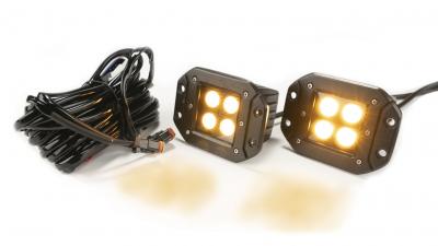 Flush mount truck lights top