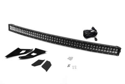 Curved LED Light Bar 54 Inch Combo Kit 14-15 Chevy/GM 1500 ... rtx led wiring harness 